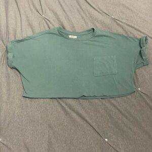 Ripped green tee